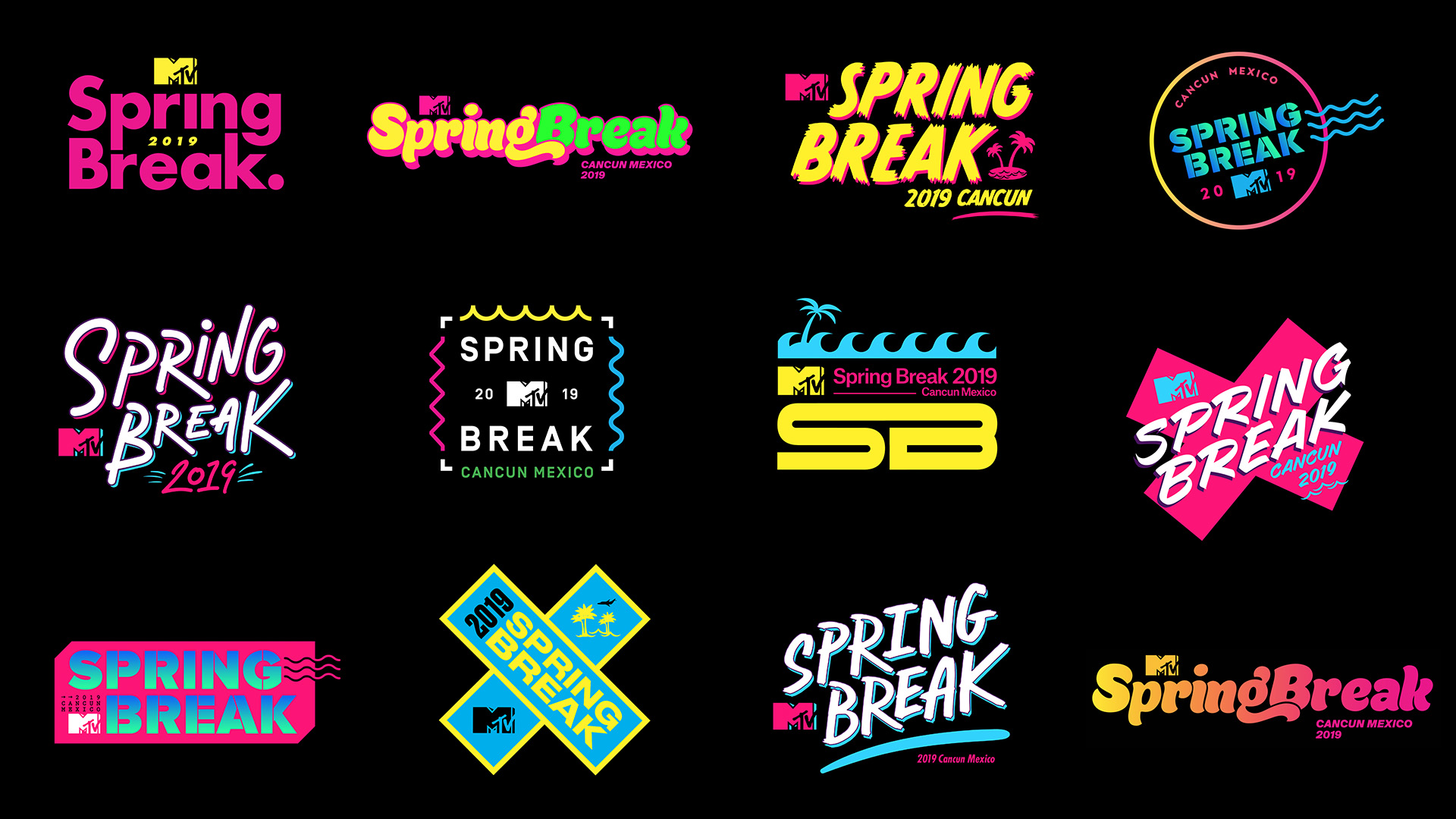 MTV Springbreak Logos