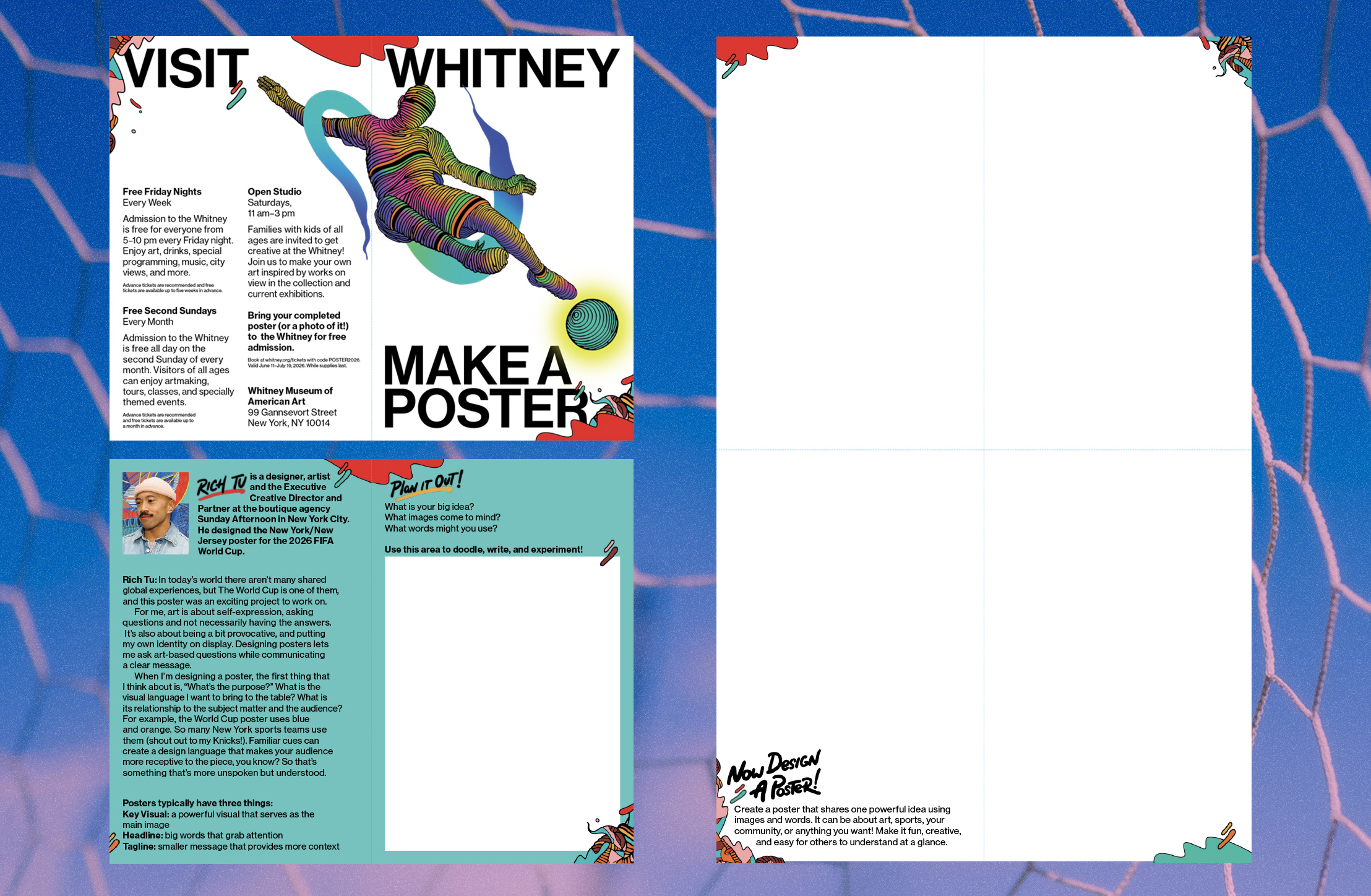 Whitney Poster Collaboration RichTu Spreads