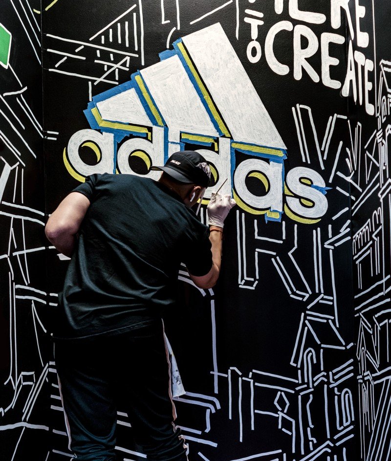 ADIDAS: HERE TO CREATE MURAL thumbnail