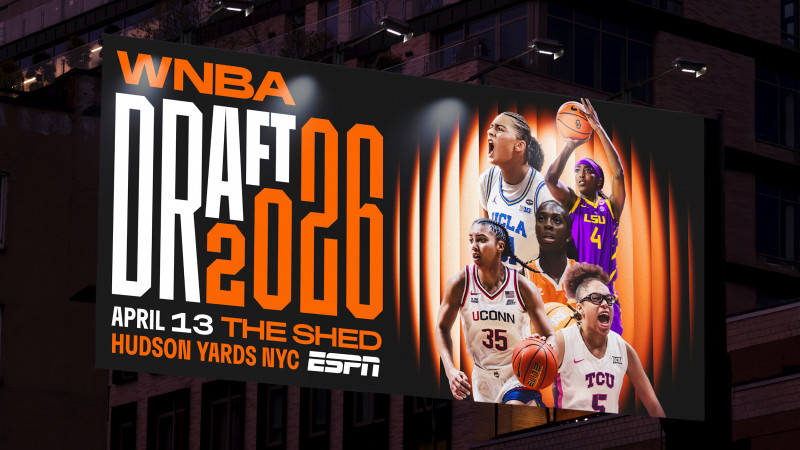WNBA / 2026 DRAFT BRAND IDENTITY thumbnail